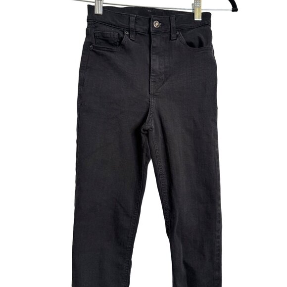Top Shop Black Jeans Size 24 Skinny Stretchy Pockets NWOT - Picture 2 of 8